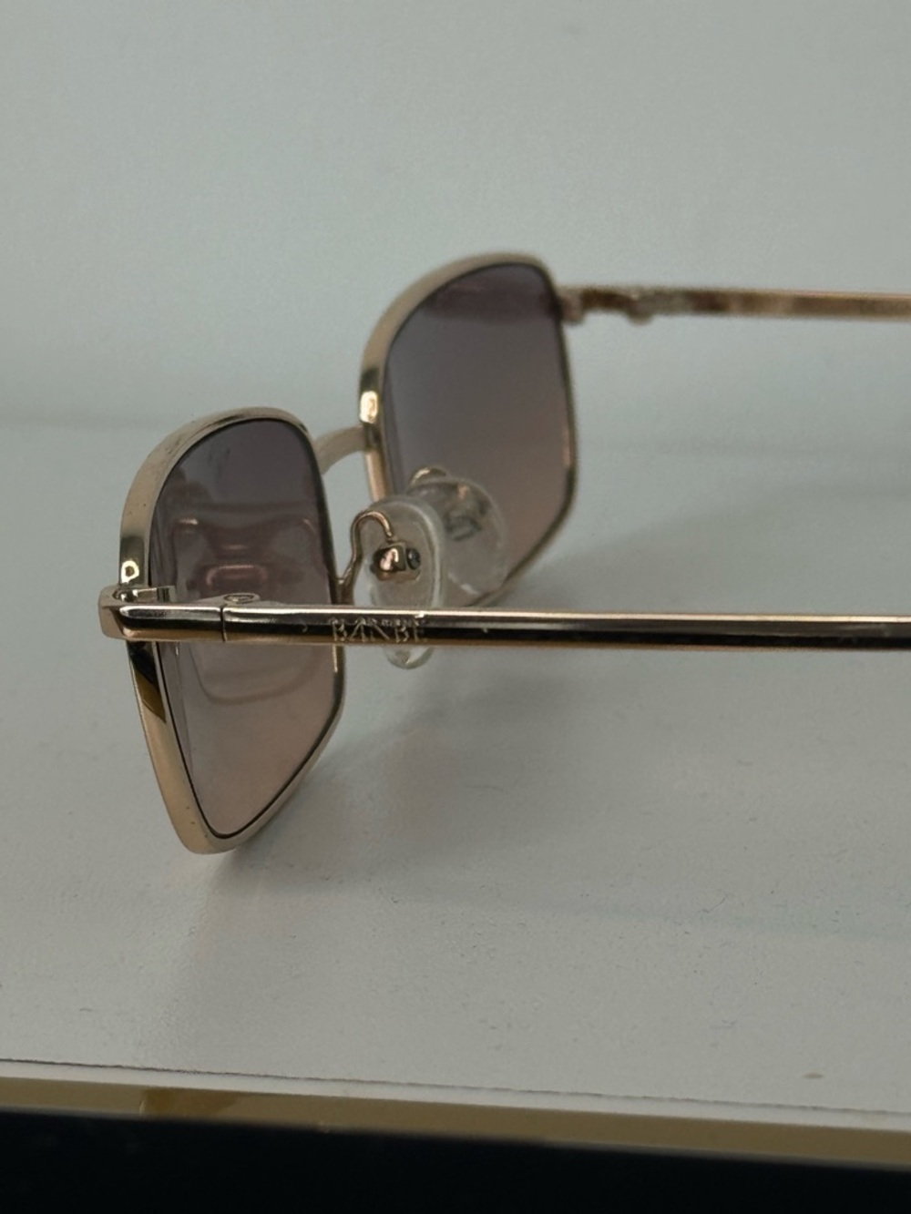 Banbé Beige Sunglasses with Brown Gradient Lenses - Picture 5 of 10
